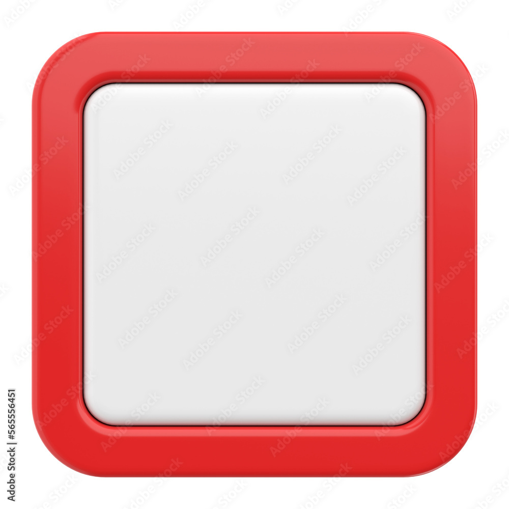 3D button. Empty button. 3D illustration. 3D button. Empty button. 3D illustration.