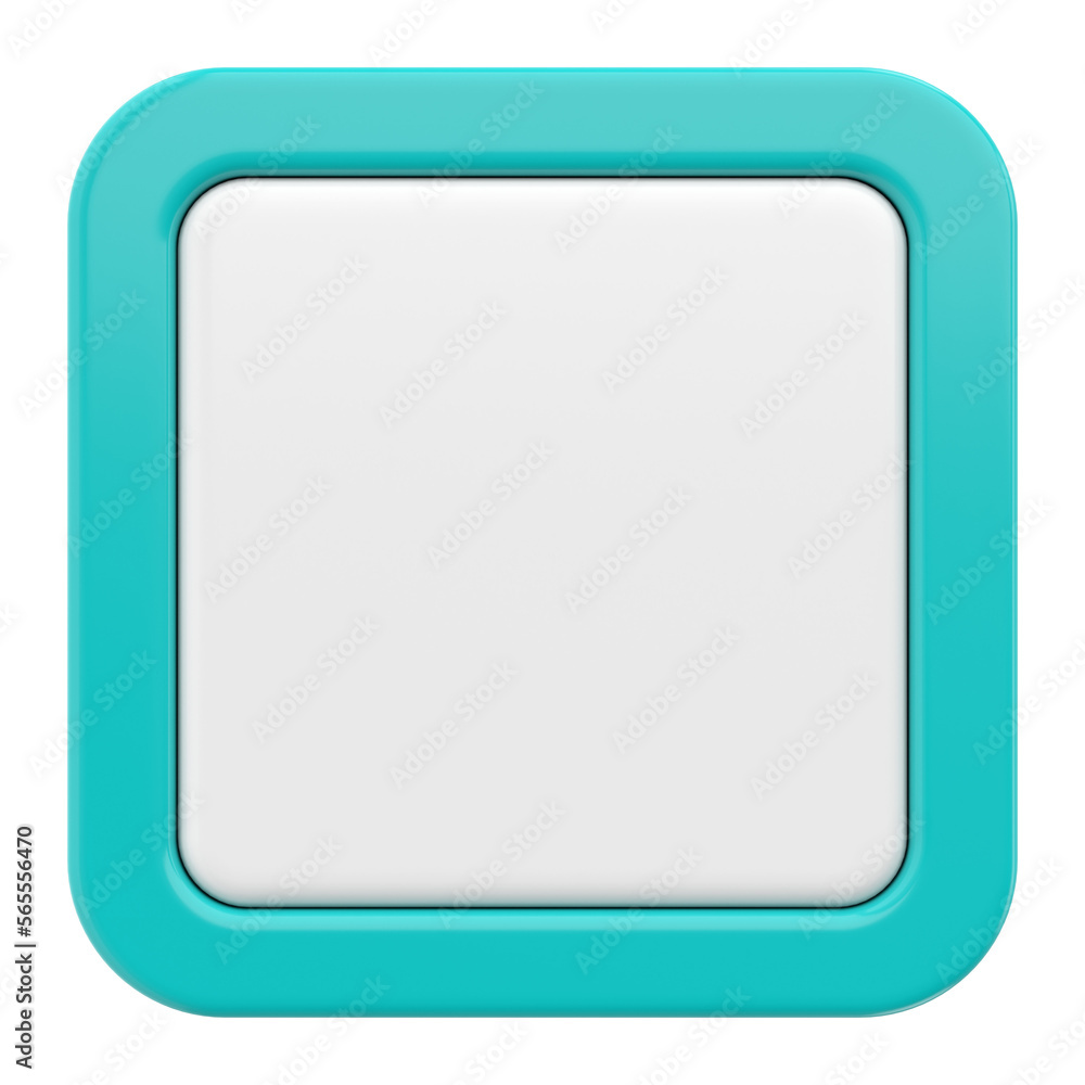 3D button. Empty button. 3D illustration. 3D button. Empty button. 3D illustration.