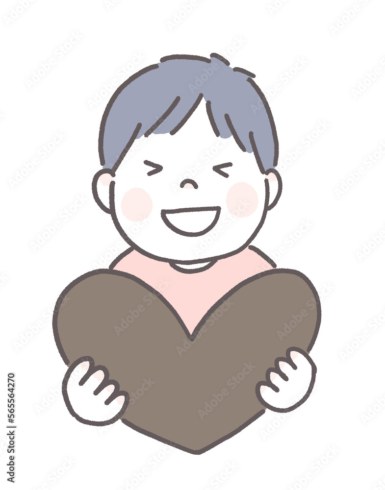 ハートを持った男の子