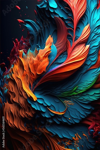 Abstract colourful I pad, tab, notebook ,mobile wallpaper and abstract colourful high-quality 4k background.