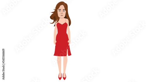 woman adobe character animator puppet  