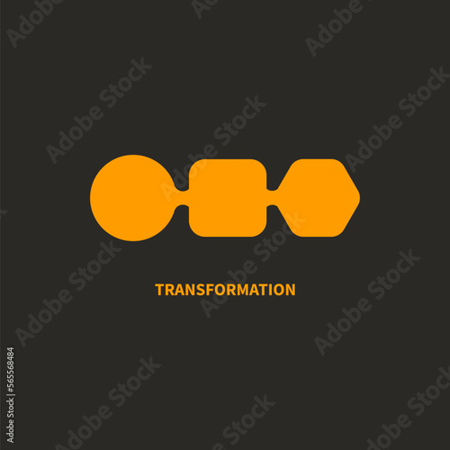Geometric shapes, transformation