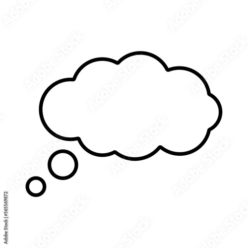 Think Bubble Svg, Thought Bubble Cut File, Thinking Cloud 