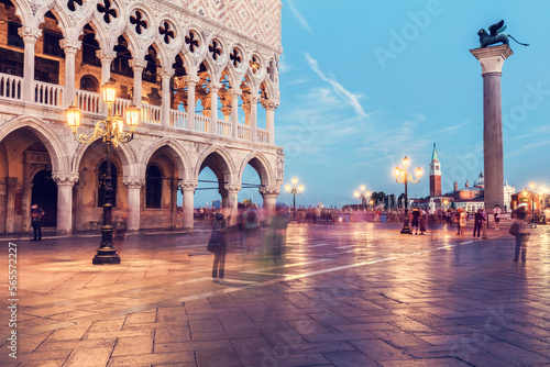 Piazza San Marco and Palazzo Ducale or Doge's Palace in Venice, Italy © Photocreo Bednarek
