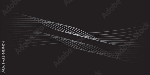 black background with white stripes running down the middle