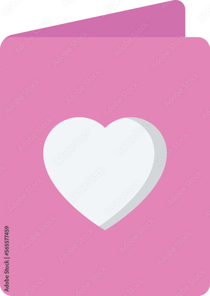 icons valentine’s day heart card