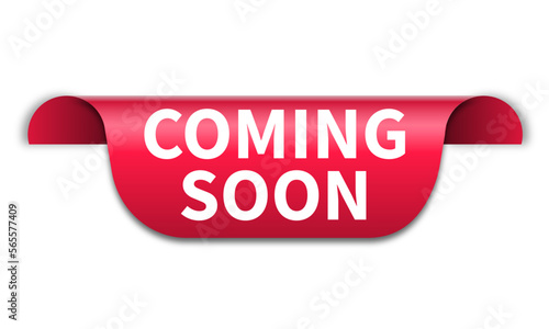 Coming soon. Tag new set. New label and tag. Sticker with word new. Vector
