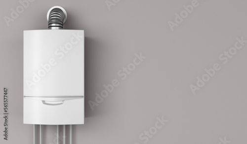 boiler gas heater water central heat 3D