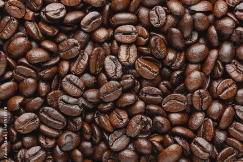 Coffee beans texture.