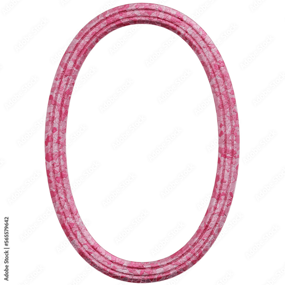 Elliptical Pink Textured Picture Frame Border Elliptical Pink Textured Picture Frame Border