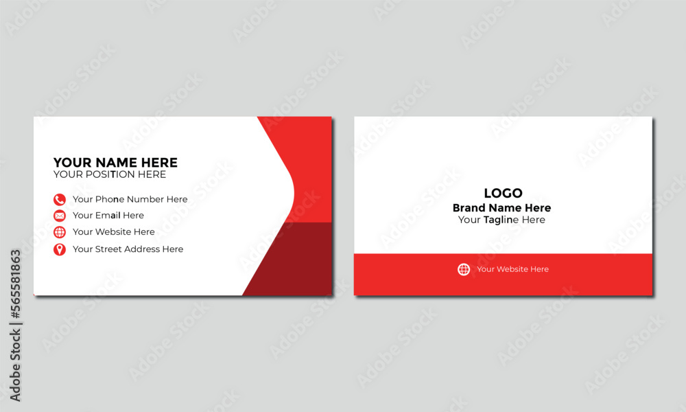 business card template modern business card creative and clean business card identity card business card template modern business card creative and clean business card identity card