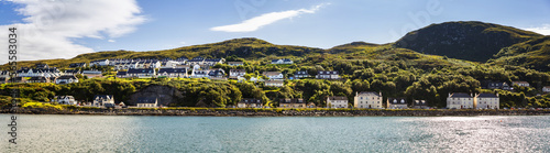 View of the harbor in Mallaig