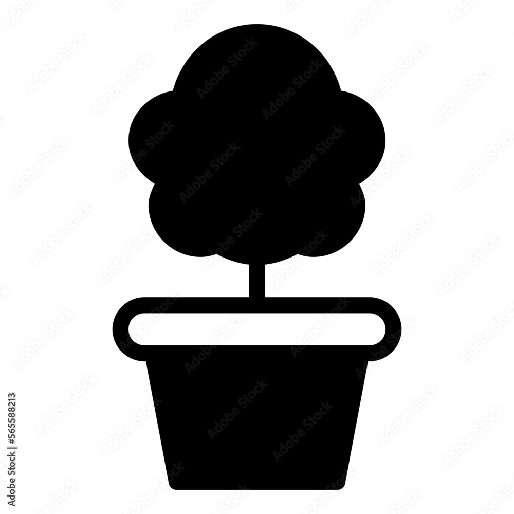 icon plants modern minimalist vector illustration icon plants modern minimalist vector illustration