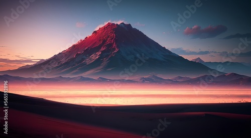 Sunrise over the mountains [AI Generated]