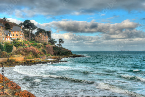 Paysage de mer à Perros-Guirec en Bretagne - France photo