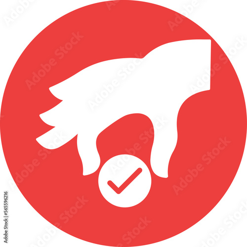 Accepted, approval  Vector Icon which can easily modify or edit

