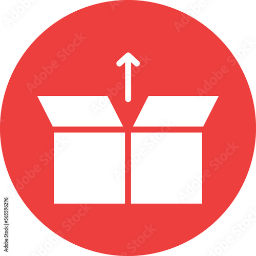 Open boxing, launch products  Vector Icon which can easily modify or edit

