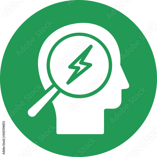Brain, critical judgment Vector Icon Fully Editable
