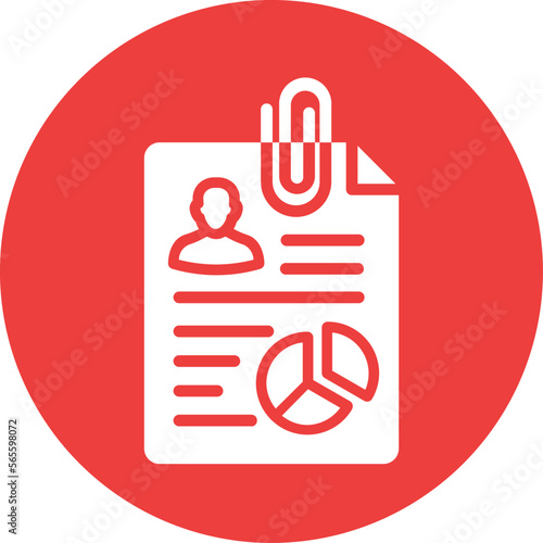 Cv, cv resume Vector Icon which can easily modify or edit
