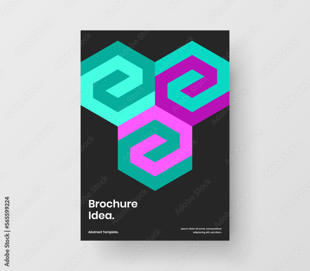 Isolated geometric hexagons corporate cover template. Trendy postcard vector design illustration. Isolated geometric hexagons corporate cover template. Trendy postcard vector design illustration.