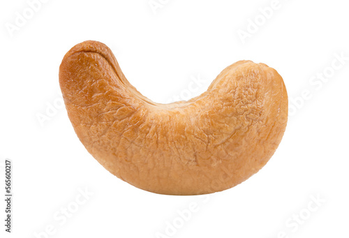 Roasted cashew nuts isolated on transparent png photo