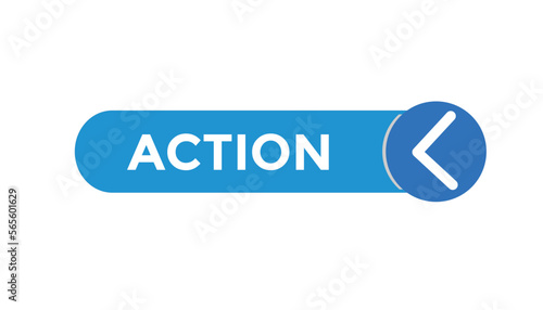 Action button web banner templates. Vector Illustration
