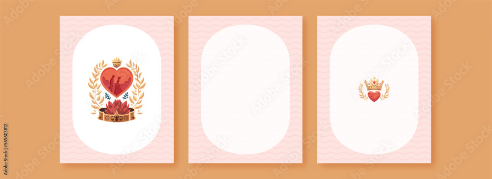 Valentine's Day Greeting Cards With Space For Text or Message. Valentine's Day Greeting Cards With Space For Text or Message.