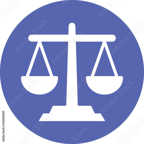 Balance scale, court Vector Icon which can easily modify or edit


