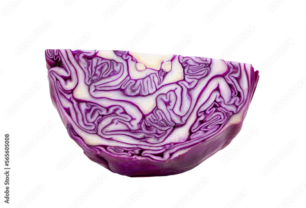 Red cabbage isolated on transparent png Red cabbage isolated on transparent png