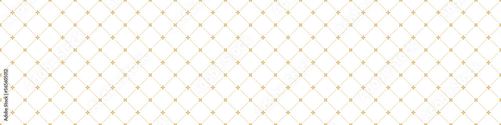 Naklejka premium Seamless geometric pattern of diagonal lines and elements of oriental ornament. Flat style.