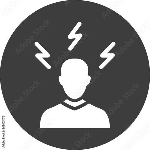 Job stress, occupation Vector Icon

