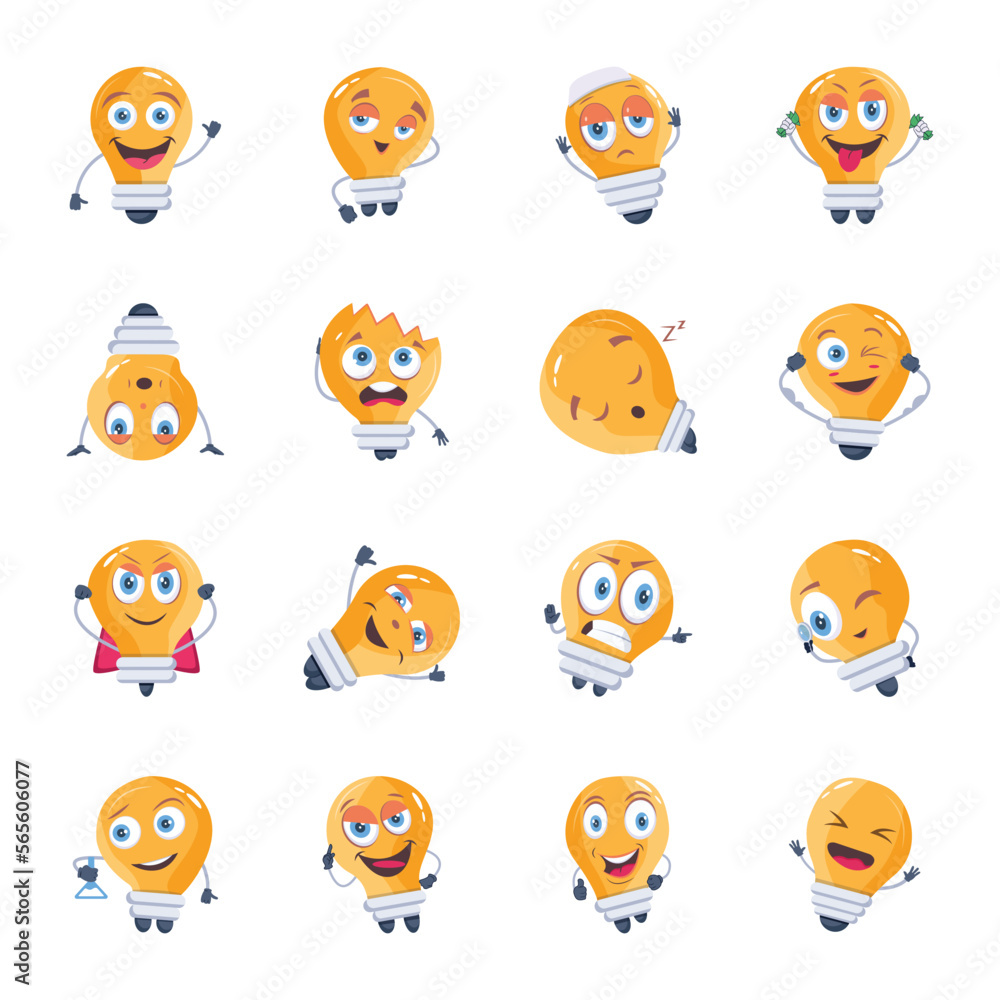 Pack of Cute Lights Flat Icons
Pack of Cute Lights Flat Icons