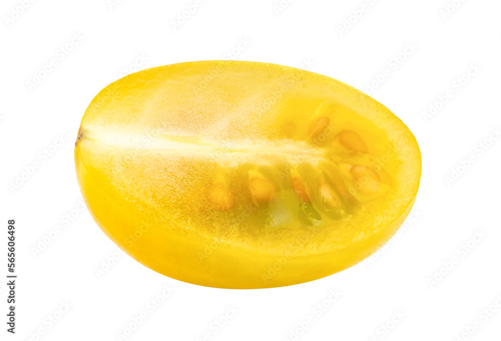 Yellow cherry Tomatoes isolated on transparent png Yellow cherry Tomatoes isolated on transparent png