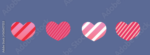 Love heart icon vector. Creative illustration romantic collection love symbols. Love concept. for Valentines day, Mothers day, wedding, love and romantic events