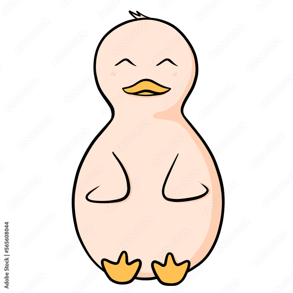 Cute Cartoon Duck