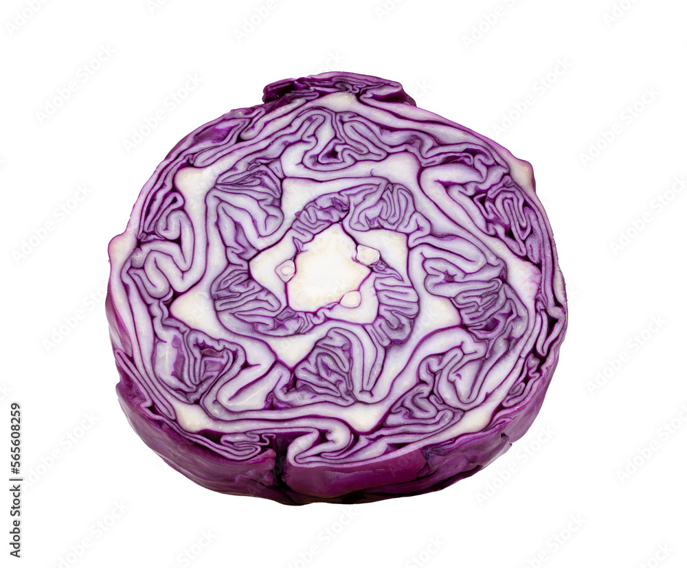 Red cabbage isolated on transparent png Red cabbage isolated on transparent png