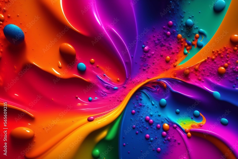 Obraz premium abstract background with bubbles