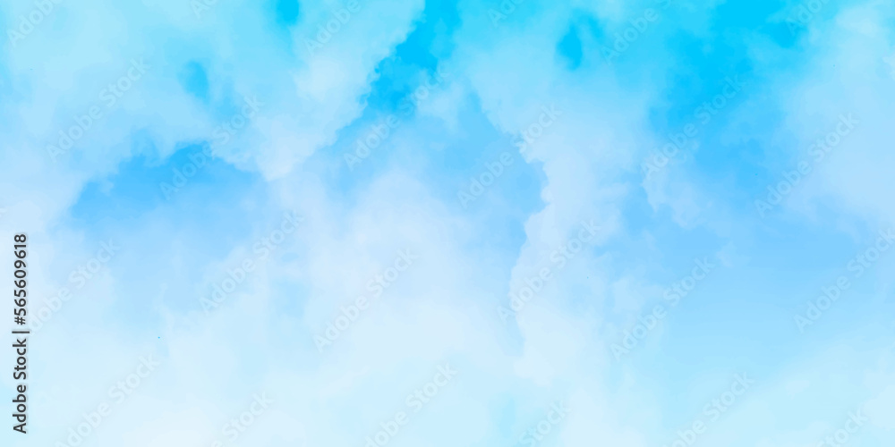 beautiful natural blue sky with white clouds. Beautiful daylight natural sky composition. Abstract nature background of romantic summer blue sky with fluffy clouds. Beautiful puffy clouds background.