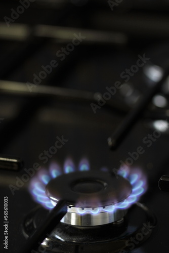 gas stove flame burning during high energy prices