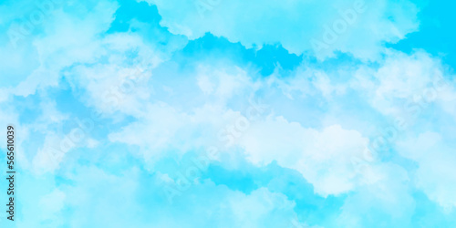 beautiful natural blue sky with white clouds. Beautiful daylight natural sky composition. Abstract nature background of romantic summer blue sky with fluffy clouds. Beautiful puffy clouds background.