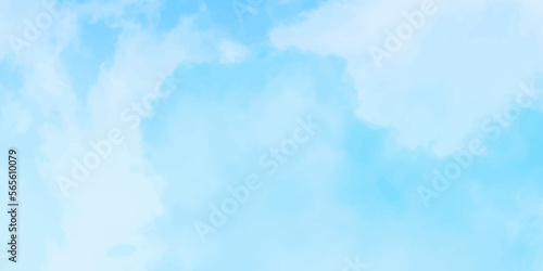 beautiful natural blue sky with white clouds. Beautiful daylight natural sky composition. Abstract nature background of romantic summer blue sky with fluffy clouds. Beautiful puffy clouds background.