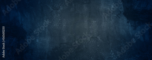 dark blue cement horizontal wall and concreate background