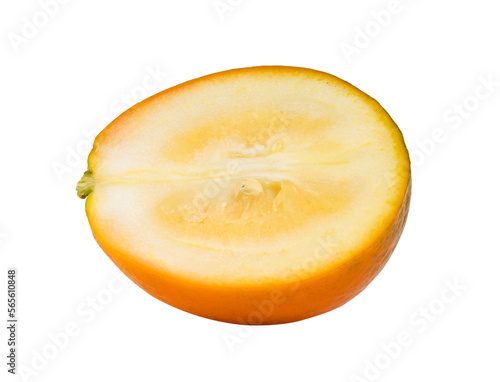 Orange kumquat isolated on transparent png