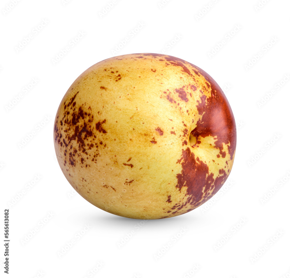 Fototapeta premium Fresh Jujube isolated on transparent background (.PNG)
