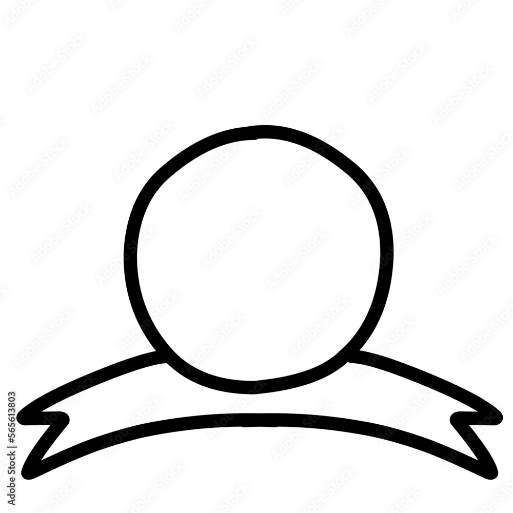 Simple badge, Ribbon, Flag element Simple badge, Ribbon, Flag element