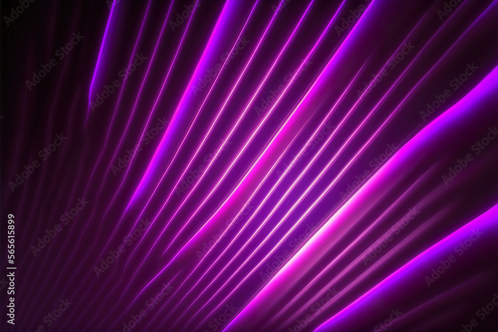 Abstract purple neon background with rays and lines, light movement. Pink neon, purple neon, blue neon. AI Abstract purple neon background with rays and lines, light movement. Pink neon, purple neon, blue neon. AI