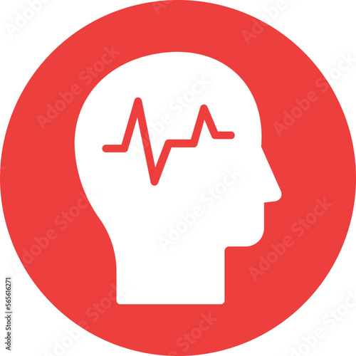 rain, brain structuring Vector Icon


