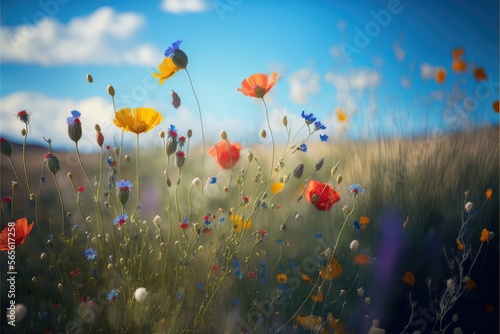 Summer Flower Landscape wallpaper © Luise