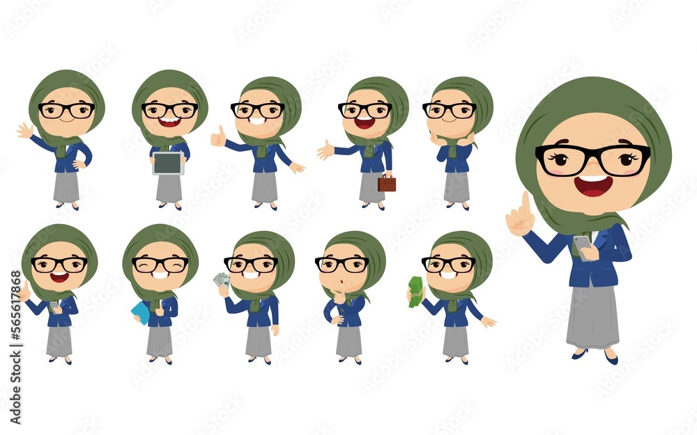 People Set - Arab - Set of business people People Set - Arab - Set of business people