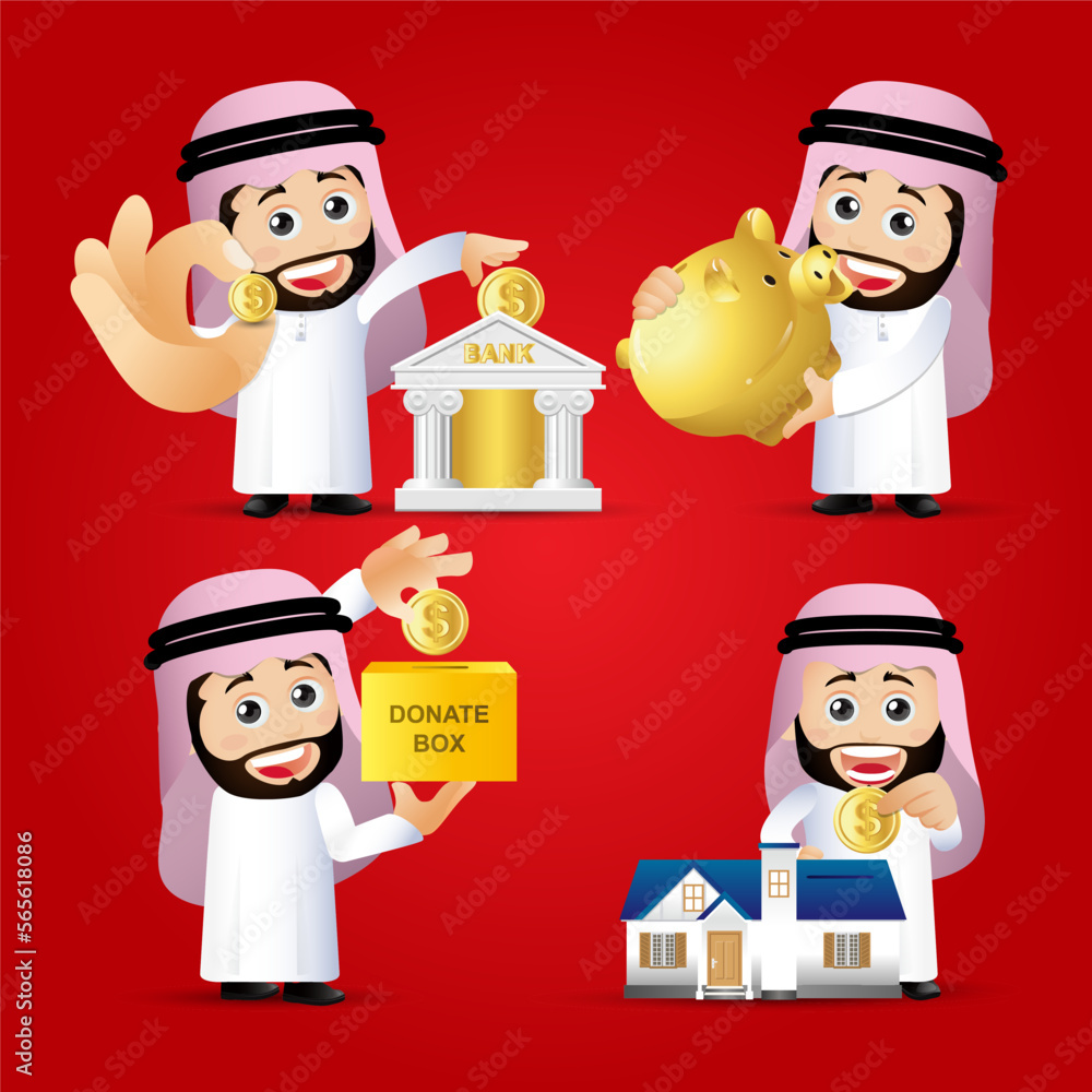 People Set - Arab - Set of business people People Set - Arab - Set of business people